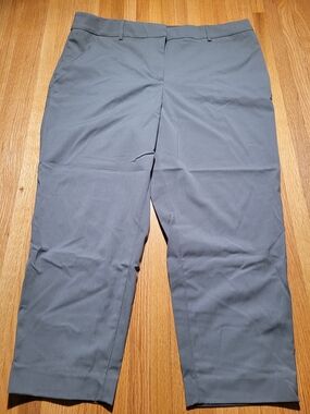 H&M Ankle Pants in Slate Gray